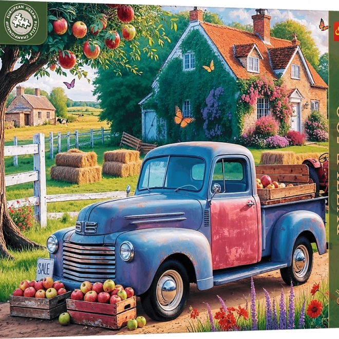Puzzle TREFL Premium Plus Czas na Herbatę: Auto Rolnika 500 Elementów