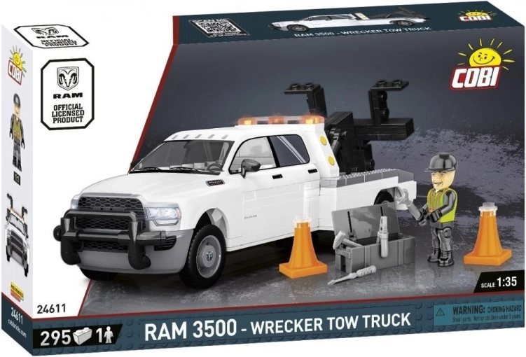 Cobi klocki Dodge Ram 3500 laweta 1:35