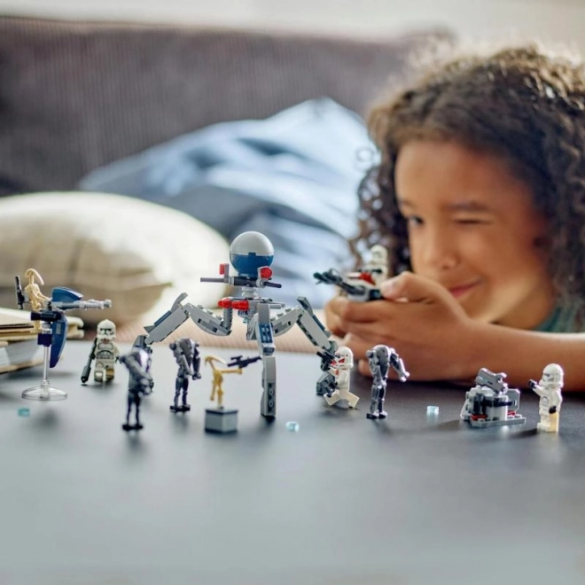 LEGO® Star Wars™ 75372 Zestaw bitewny klonowego żołnierza i droida bojowego
