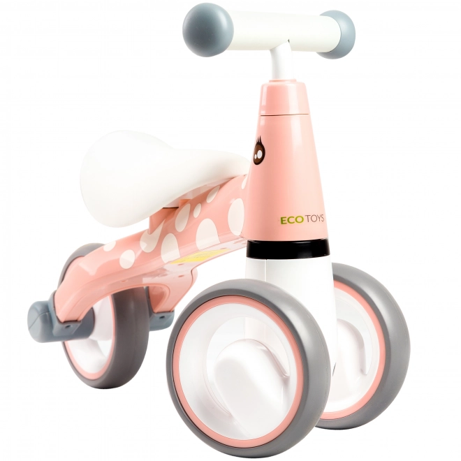 ECOTOYS Jeździk Flaming różowy