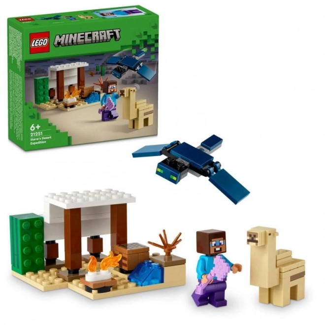 Minecraftowe Klocki 21251 Pustynna Wyprawa Steve'a