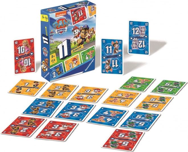 Ravensburger Gra karciana Jedenastka - Psi patrol