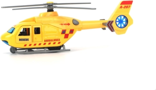 Helikopter ratunkowy na naciąg – pull-back śmigłowiec dla dzieci