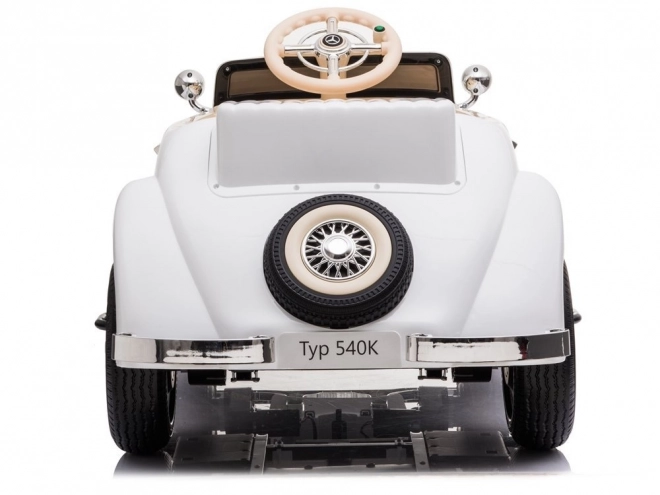 Retro auto na akumulator Mercedes-Benz 540K – Białe