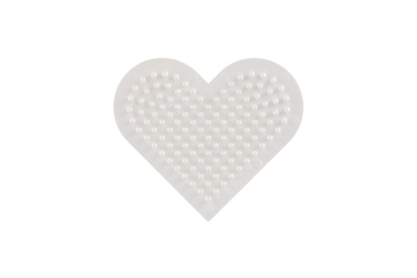 Podkładka do zaprasowywania koralików Hama MIDI - gwiazda, serce plastik 2 szt. w woreczku 9x9cm