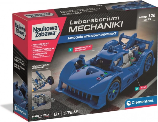 Laboratorium mechaniki – samochód wyścigowy endurance CLEMENTONI