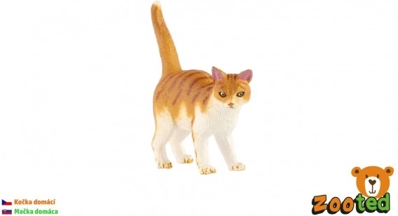 Plastowa figurka kota domowego 6 cm