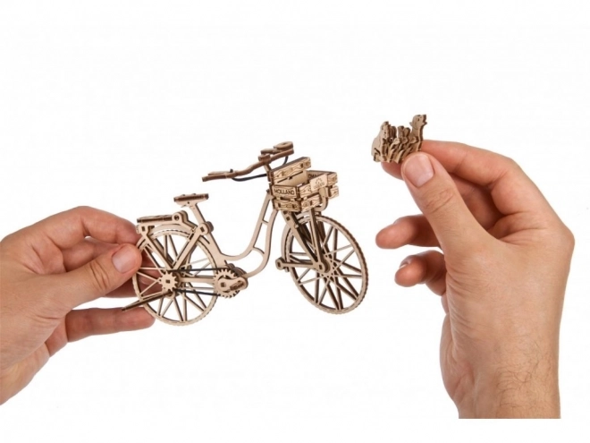 Ugears 3D drewniane mechaniczne puzzle Rower Holland