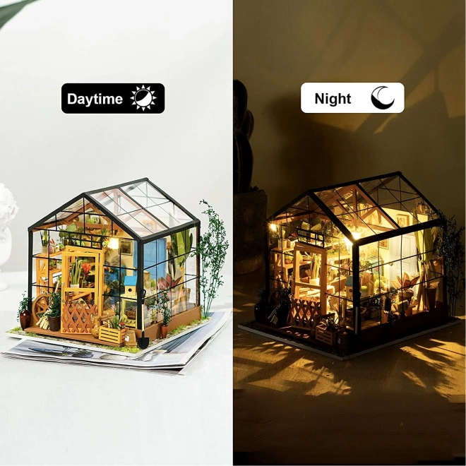 Kwiatowy dom Cathy - Miniaturowa szklarnia