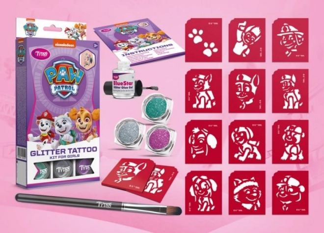 Zestaw Tatuaży Dla Dziewczynek Paw Patrol TyToo
