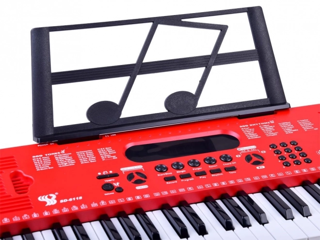 Elektroniczne klawisze z mikrofonem