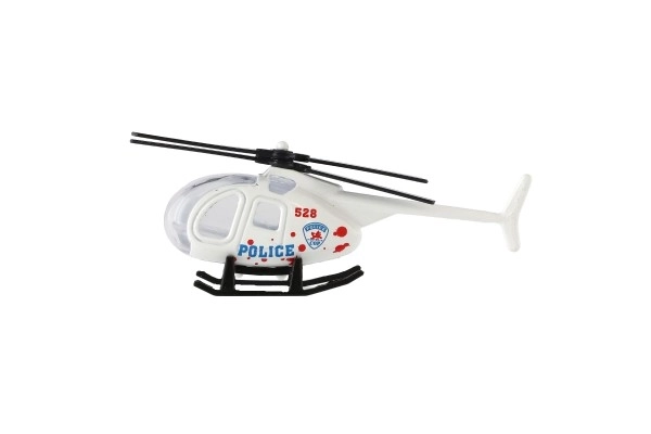 Metalowy i plastikowy helikopter dla dzieci 10 cm