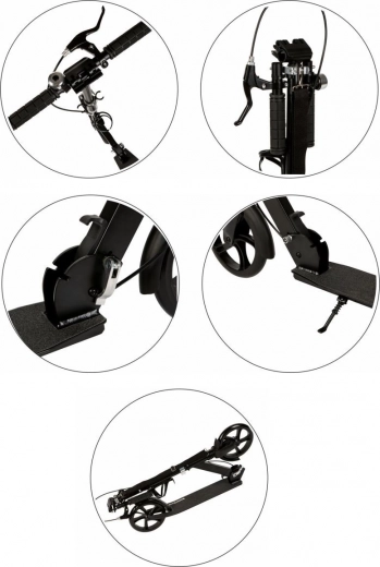 Podwójny system hamowania i składana rama