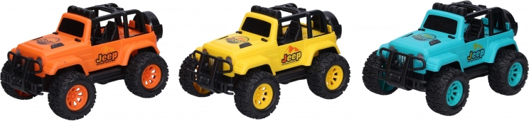 Jeep terenowy na napęd bezwładnościowy