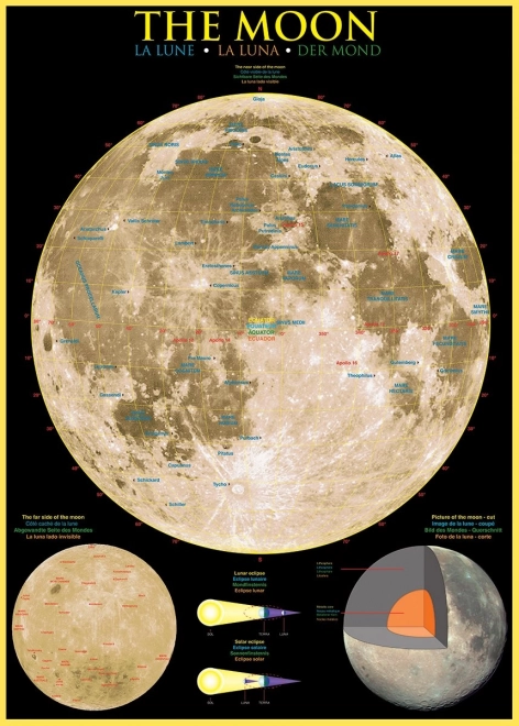 Puzzle EUROGRAPHICS Księżyc 1000 elementów