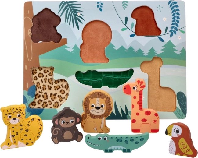 Drewniana układanka 3D Safari Zwierzęta