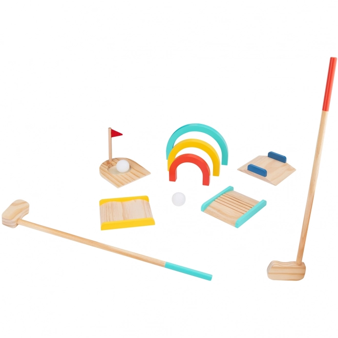 Drewniana gra golfowa dla dwóch osób – Tooky Toy