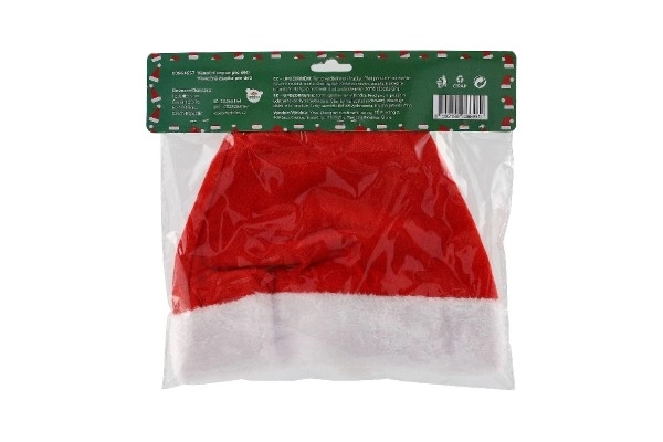 Czapka świąteczna dziecięca materiał średnica 25 cm na karcie karnawałowej