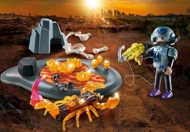 DINO Rise 70909 Zestaw Startowy Walka z ognistym skorpionem