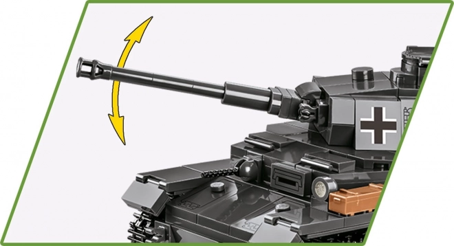 COBI 3127 Druga Wojna Światowa Niemiecki czołg Panzerkampfwagen IV Ausf. G 1:35