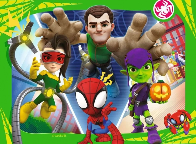 Puzzle RAVENSBURGER Spidey i jego niesamowici przyjaciele 4w1