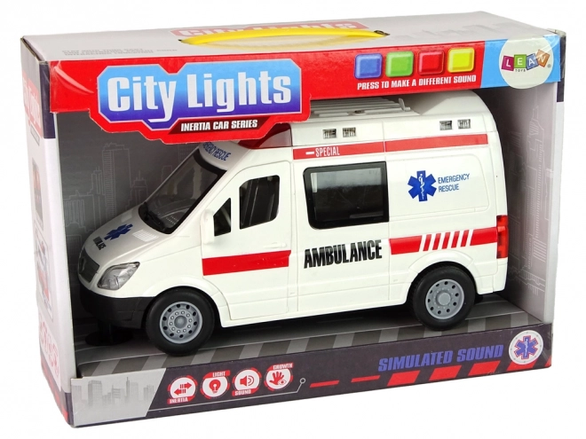 Ambulans Światła Dźwięki Dźwięki Napęd tarcia