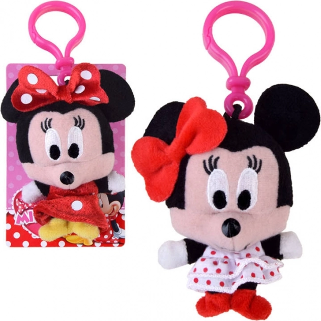 disney minnie mouse – pluszowy breloczek do kluczy i plecaka 10 cm