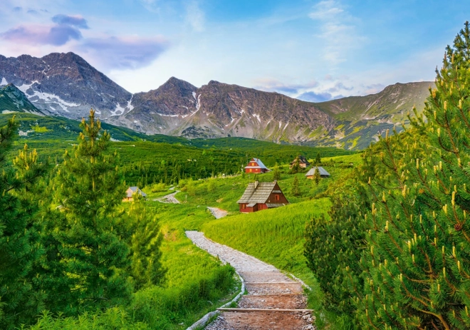 Puzzle 500 elementów – Ścieżka w Tatrach, Polska