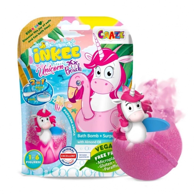 Musująca bomba do kąpieli z niespodzianką Unicorn beach