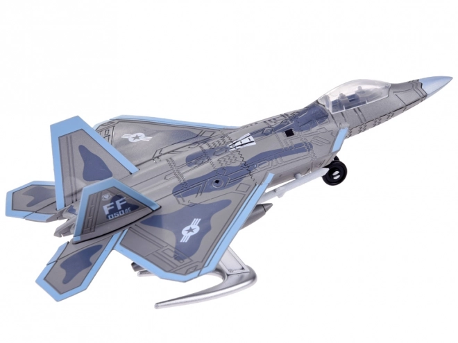 Klocki Budowlane Myśliwiec F-22
