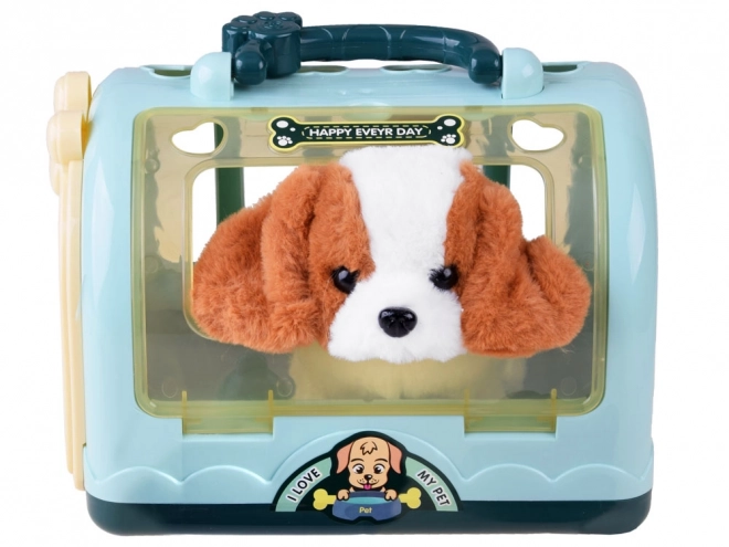 Interaktywny piesek Beagle z wyposażeniem