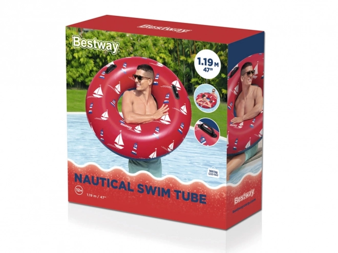 Bestway duży pływający pierścień 119 cm