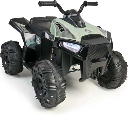 Dziecięcy elektryczny quad Feber w kolorze kamuflażu