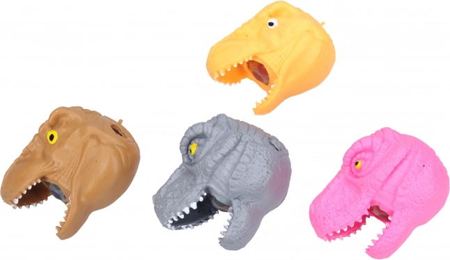 Ściskana głowa dinozaura 9 cm