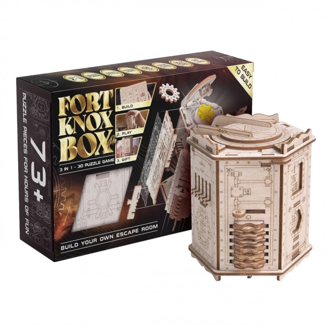 Fort Knox Pro drewniana układanka łamigłówka