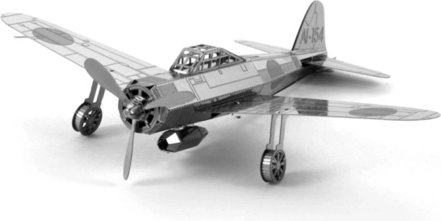 METAL EARTH metalowe puzzle 3D myśliwiec Mitsubishi Zero