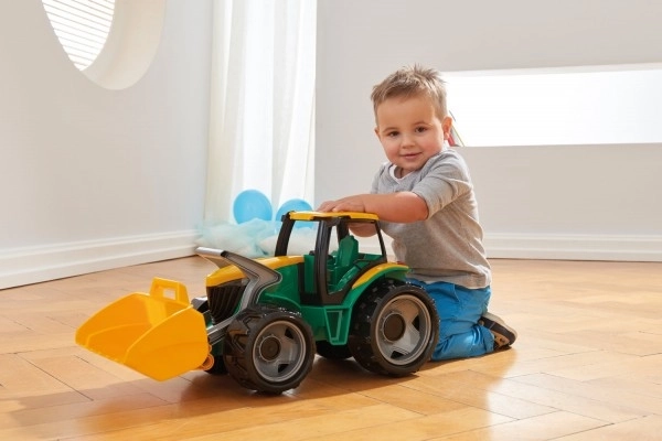 Dziecięcy traktor z łyżką Zielono-Żółty