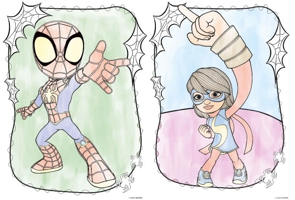 Kolorowanka Maluj wodą! Spidey