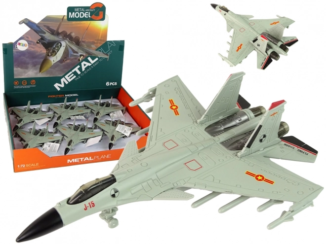 Myśliwiec z napędem ciernym 1:72 szary