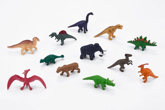 MOJO mini świat prehistoryczne zwierzątka – zestaw 12 figurek w tubie