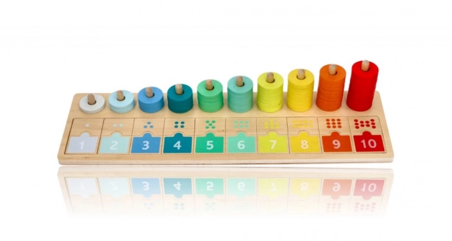 Drewniane puzzle Uczymy się liczyć