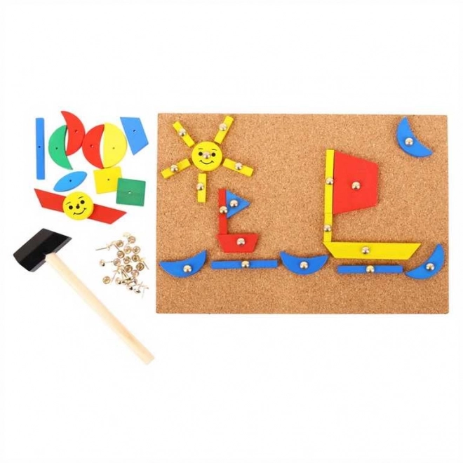 Bigjigs Toys Kreatywna gra do wbijania szpilek