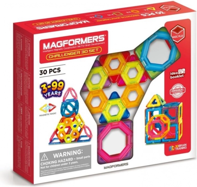 Magnetyczne klocki Challenger 30 sztuk