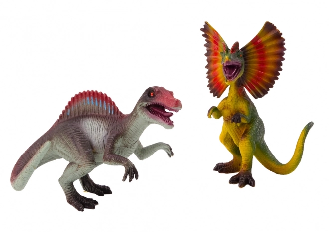 Figurki dinozaurów Spinosaurus Dilophosaurus Zestaw 2el