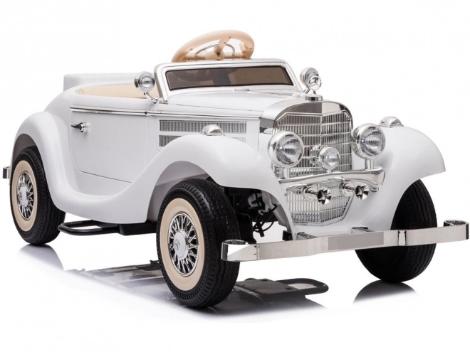 Retro auto na akumulator Mercedes-Benz 540K – Białe