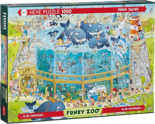 HEYE Puzzle Szalona ZOO: Ekspozycja Ocean 1000 elementów