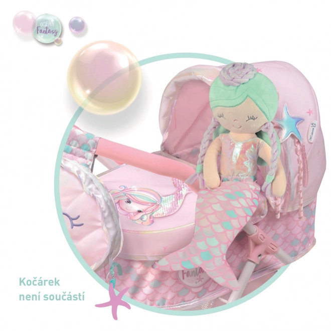 DeCuevas 20141 Pluszowa lalka 2w1 OCEAN FANTASY - 36 cm