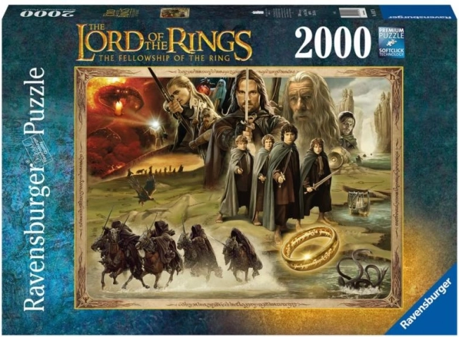 Puzzle 2000 elementów Władca Pierścieni RAVENSBURGER