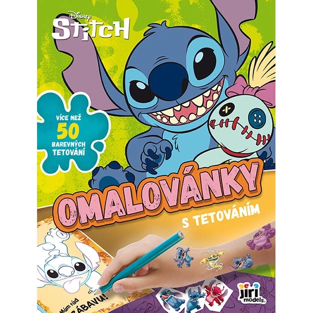 Kolorowanka z tatuażami Lilo & Stitch