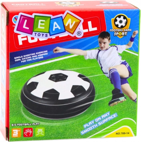 Magiczna latająca lewitująca piłka Hoover Ball czarno-biała 9 cm
